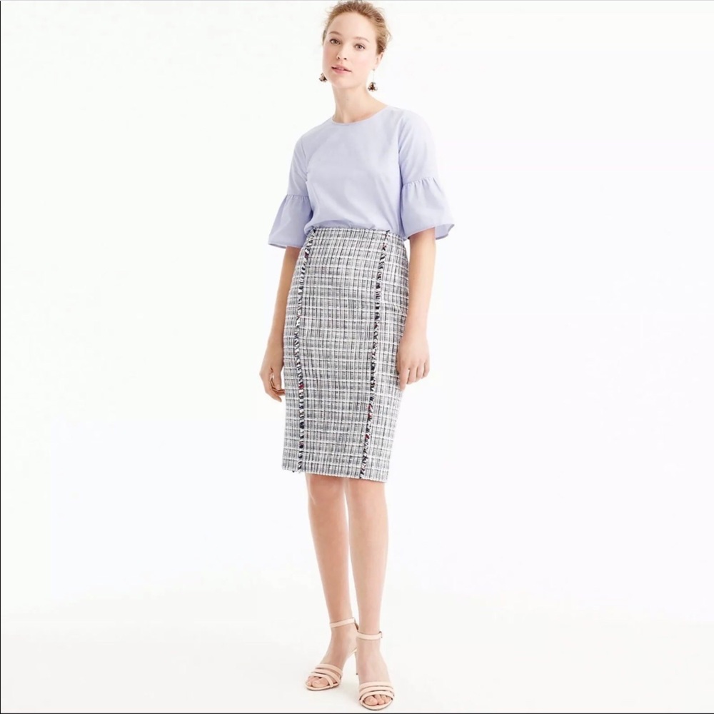 J. Crew Tweed Pencil Skirt